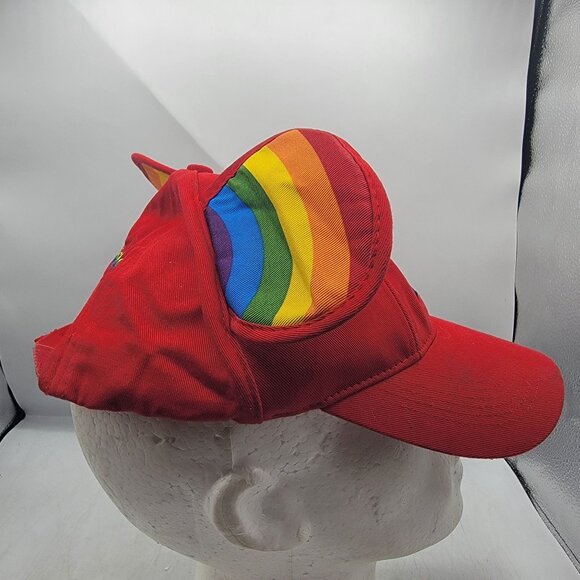 Disneyland Red Pride Mickey Ears Adults Hat Cap Casual Outdoors Comfort - Picture 4 of 9